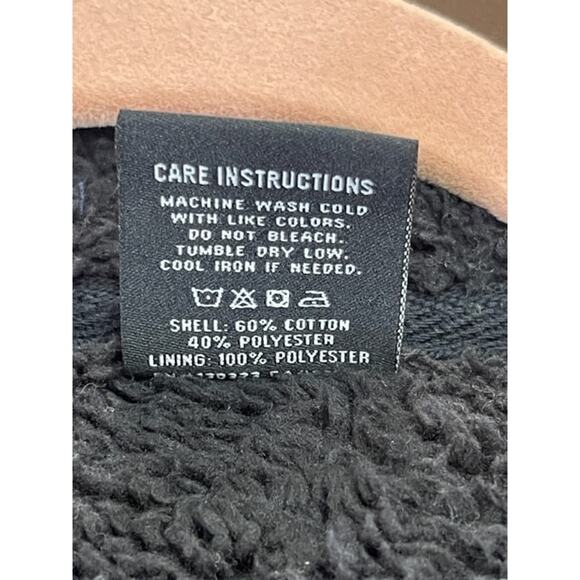 Vintage 90s Y2K Grunge Baggy Plaid Zoo York Sherpa Zip Hoodie Jacket Mens Size M - Picture 9 of 11